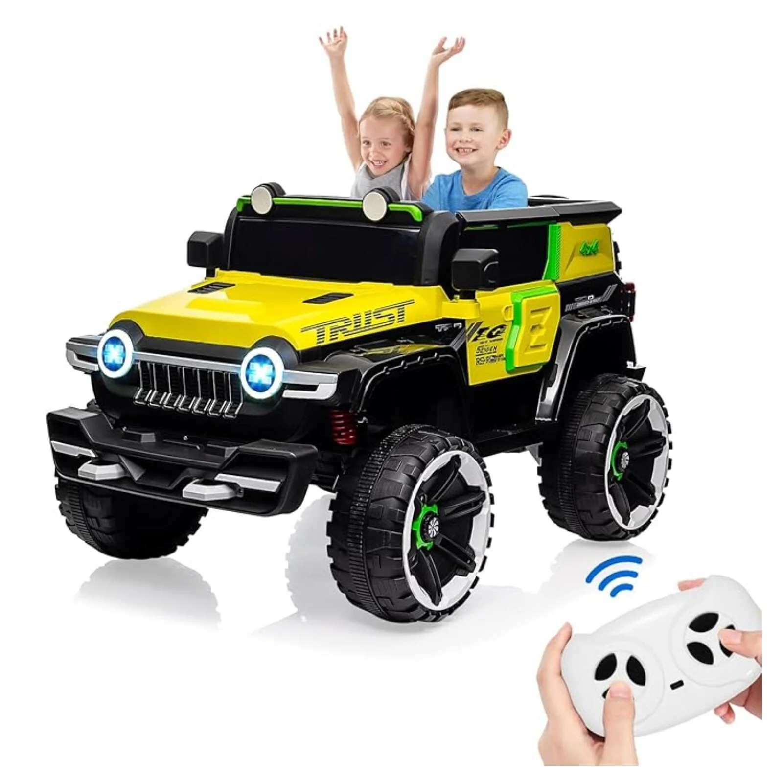 12V 2-Seater Kids Electric Ride-On Truck with 2.4G Remote Control - Image 15
