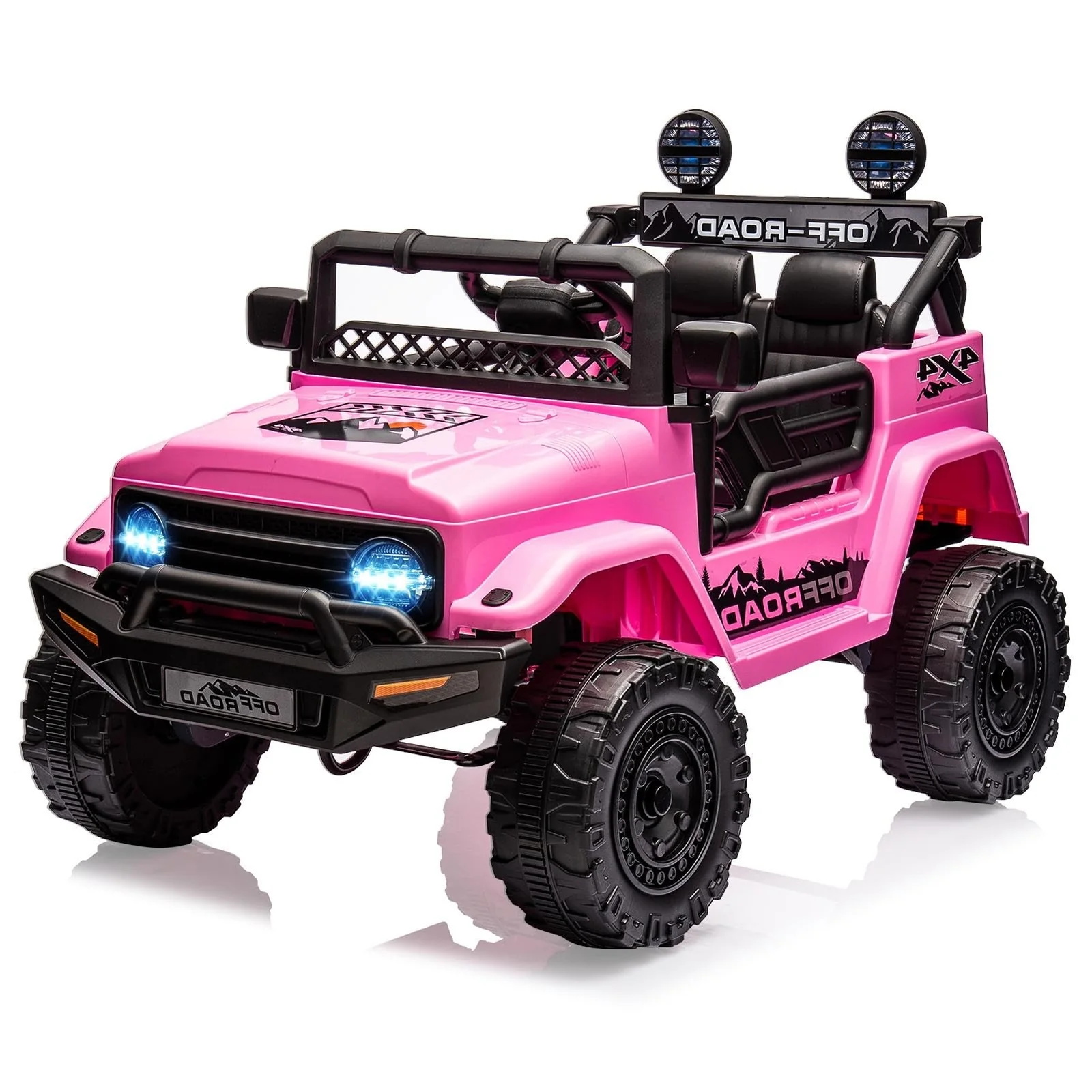 12V Kids Electric Ride-On Battery Powered Truck Car with LED Lights - Image 9