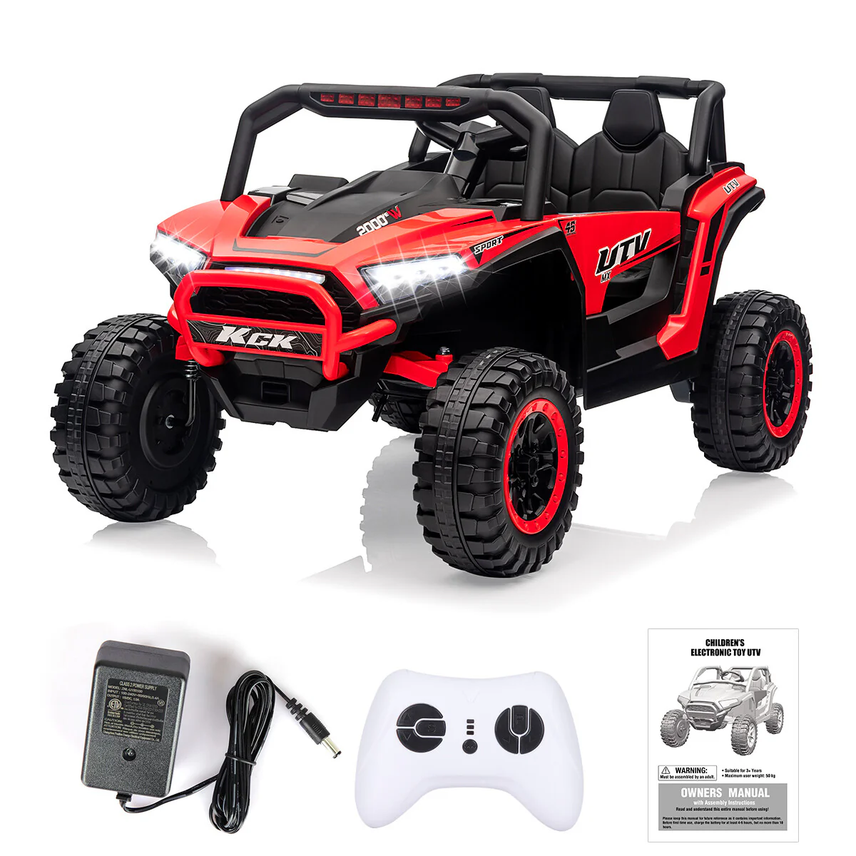 12V Electric 2-Seater Kids Ride-On Off-Road UTV with Remote Control - Image 11