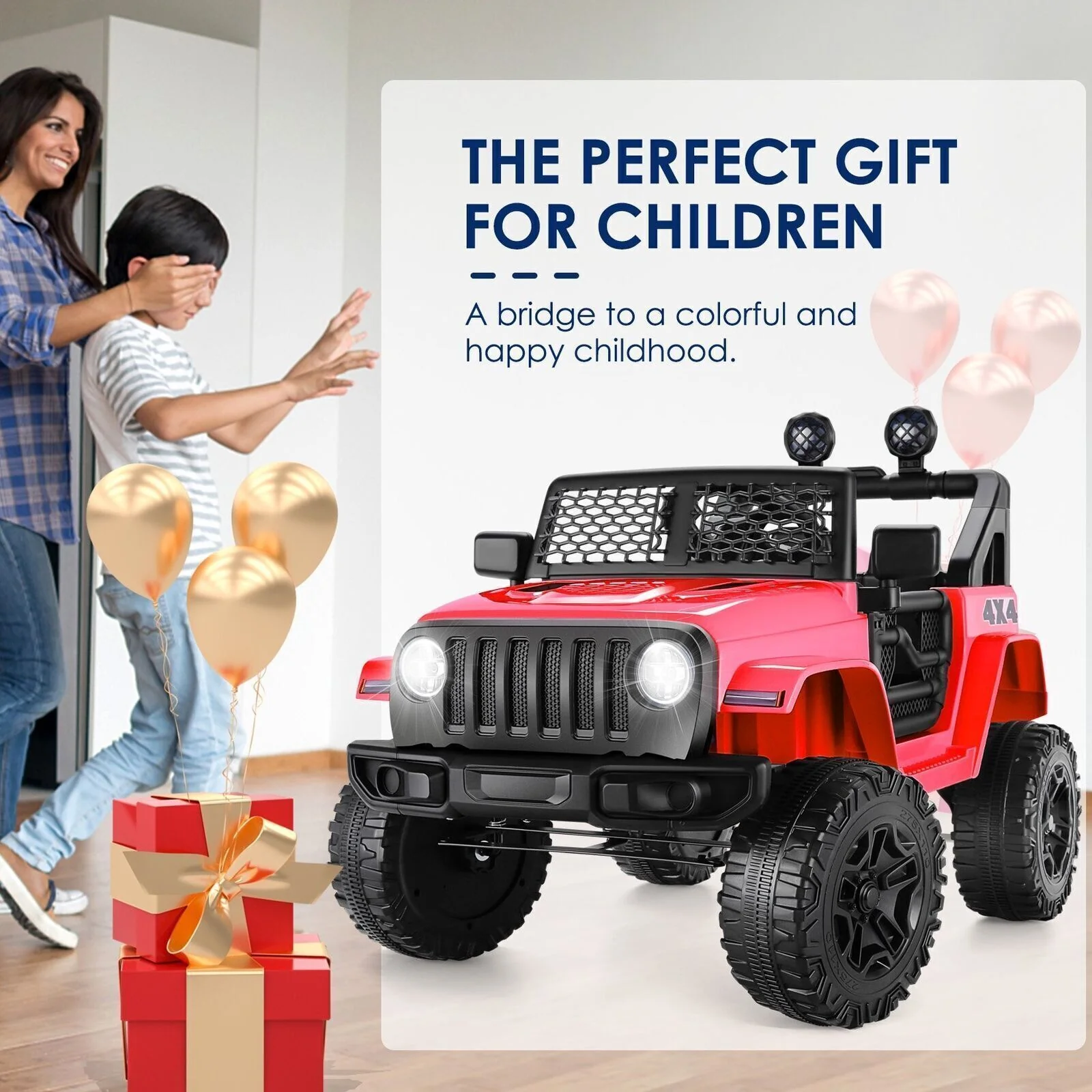 12V Kids Ride On Car with Remote Control, Bluetooth, and USB Connectivity - Image 41