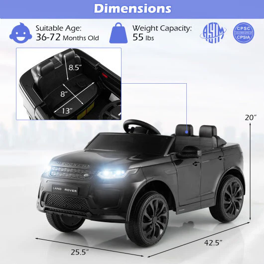 12V Remote-Controlled Kids Ride-On Car with Lockable Doors and Slow Start Feature - Image 5