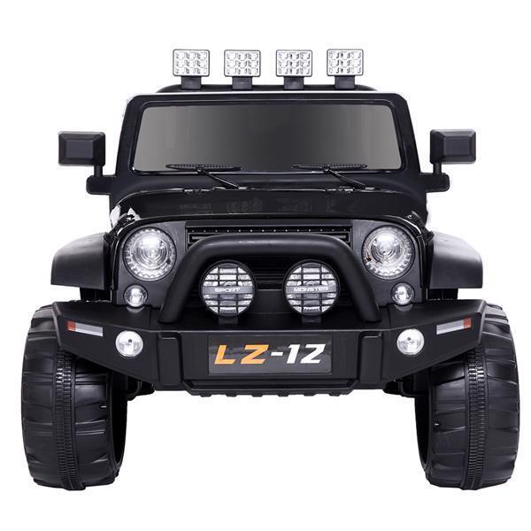 12V Kids Ride On Car with Remote Control - Rechargeable Battery, 4 mph Speed, Black - Image 6