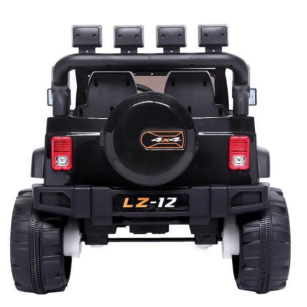 12V Kids Ride On Car with Remote Control - Rechargeable Battery, 4 mph Speed, Black - Image 8