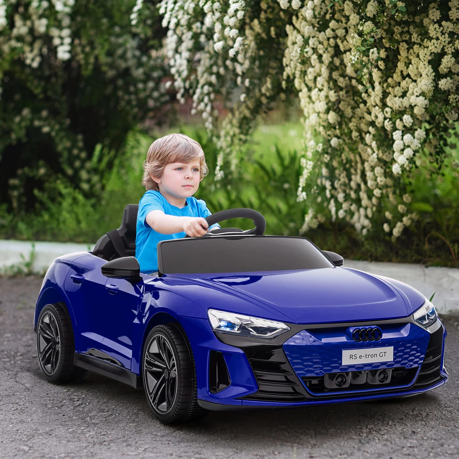 12V Kids Ride-On Car with Remote Control, Suspension, Horn, Music, and Lights for Ages 3-5 Years - Image 11
