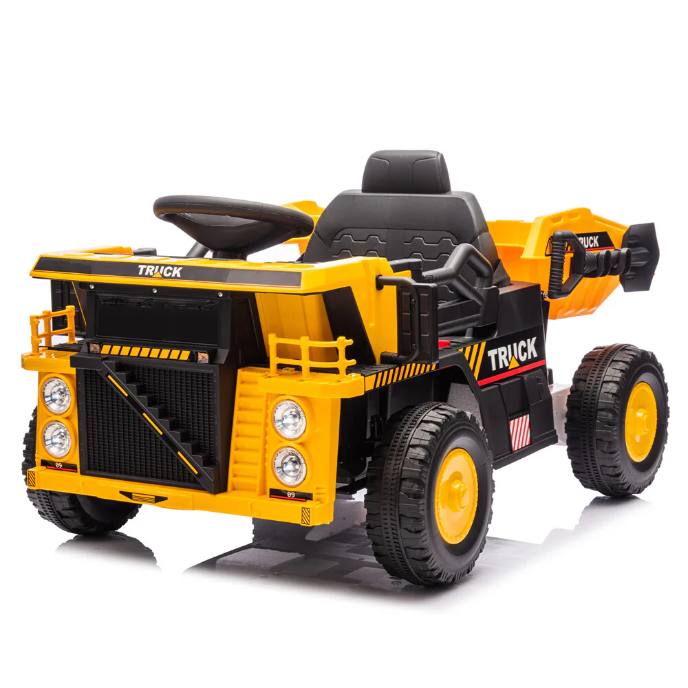 12V Kids Ride-On Dump Truck with Remote Control, Speeds 1.2-3.1 MPH, Toy for Ages 3-5 - Image 19