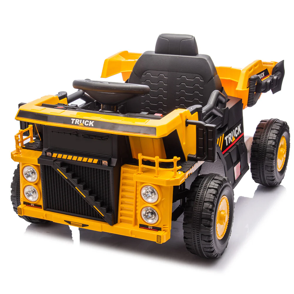 12V Kids Ride-On Dump Truck with Remote Control, Speed 1.24-3.11 MPH, Toy for Ages 3-5 - Image 19