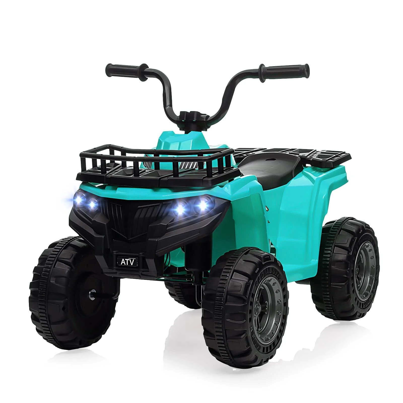 12V Kids Electric Ride-On 4-Wheeler ATV Quad with LED Lights and 1.8 MPH Speed - Image 2