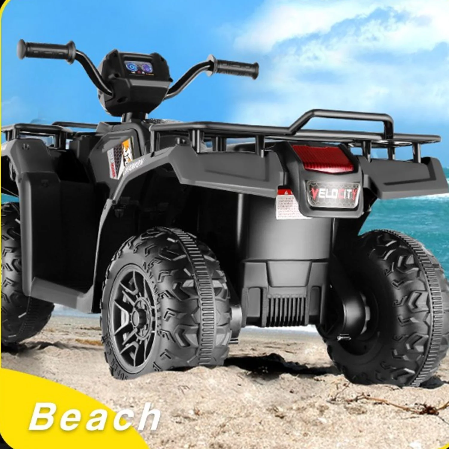 12V Electric Kids Ride-On ATV 4-Wheeler Quad Car Toy with Bluetooth, LED Lights, and MP3 Player - Image 11