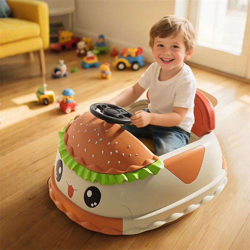 12V Kids Electric Ride-On Bumper Car with Parent Remote Control and 360-Degree Rotation for Ages 2-5 - Image 3