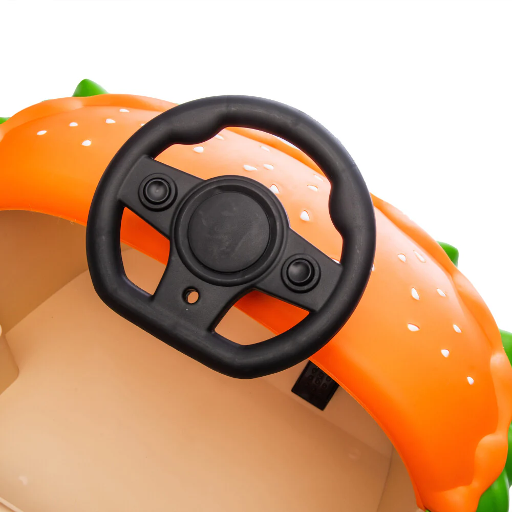 12V Kids Electric Ride-On Bumper Car with Parent Remote Control Realistic Hamburger Design - Image 15