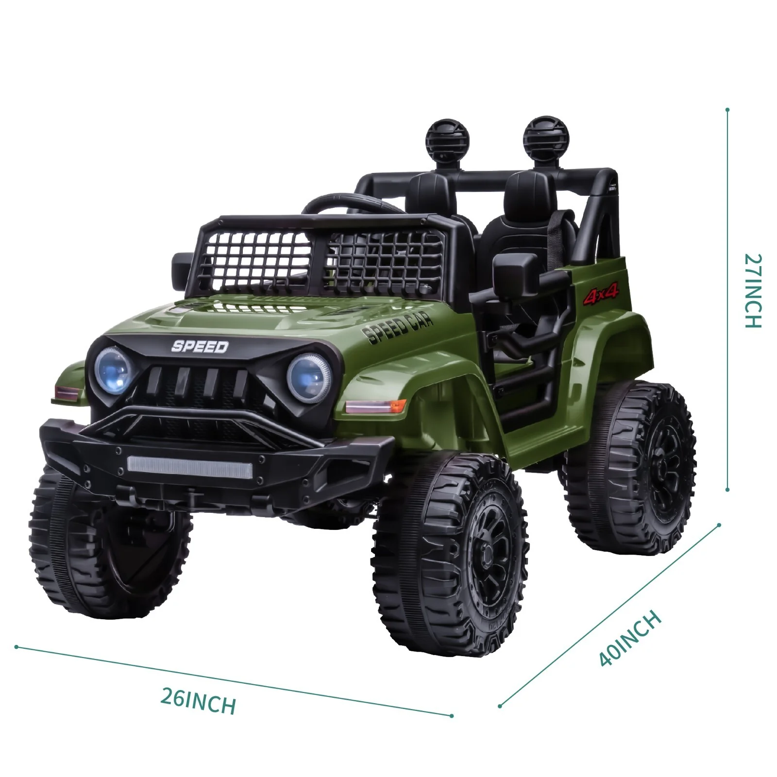 12V Kids Electric Ride-On Car with Battery Power, Remote Control, and Bluetooth Wheel Toy - Image 7