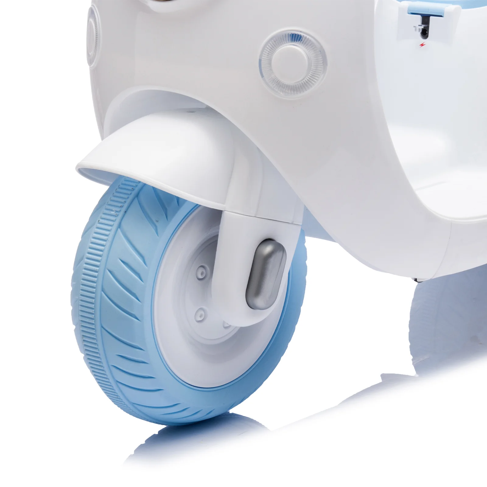 12V Kids Electric Ride-On Motorcycle Toy with 3 Wheels and Slow Start Safety Feature - Image 5