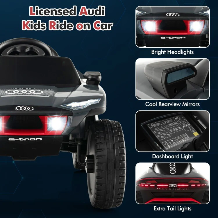 12V Kids Electric Ride-On Racing Car with 2.4G Remote Control and 3 Speeds - Image 10