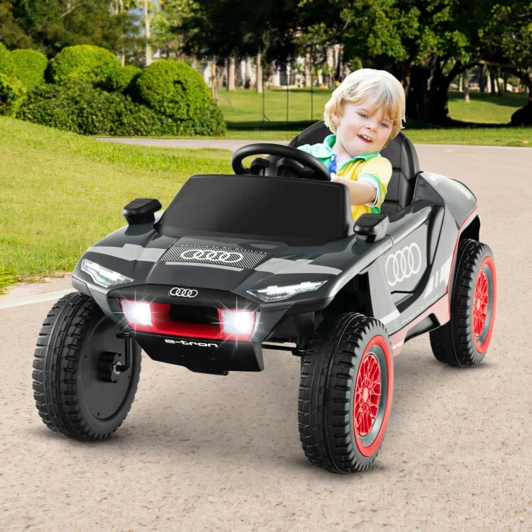12V Kids Electric Ride-On Racing Car with 2.4G Remote Control and 3 Speeds - Image 2