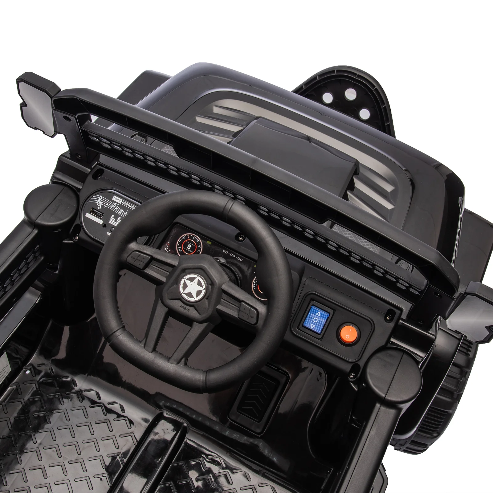12V Kids Electric Ride-On Truck Car with Parental Remote Control and LED Lights Toy - Image 14