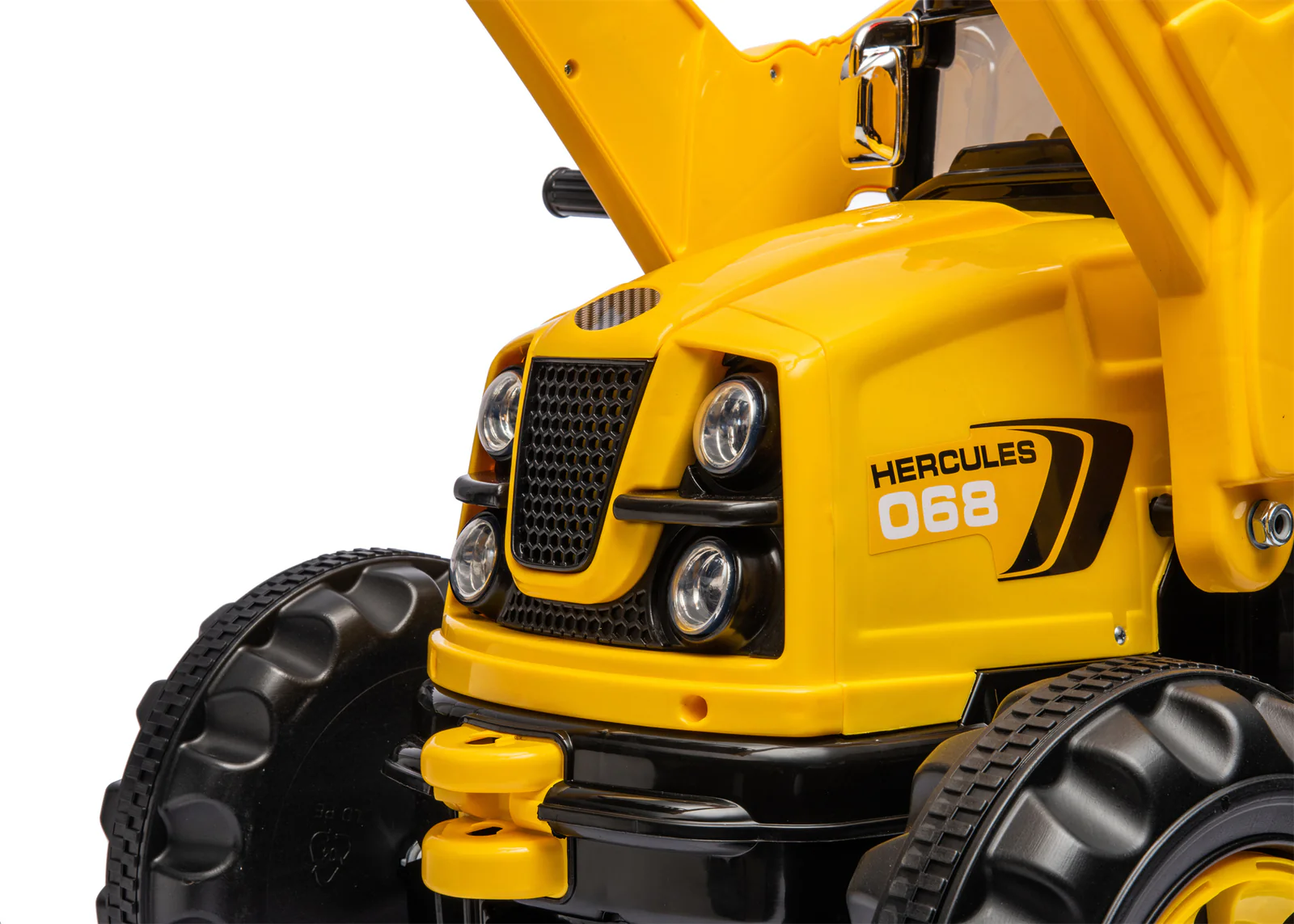 12V Battery-Powered Kids Ride-On Excavator Front Loader Construction Vehicle - Image 11