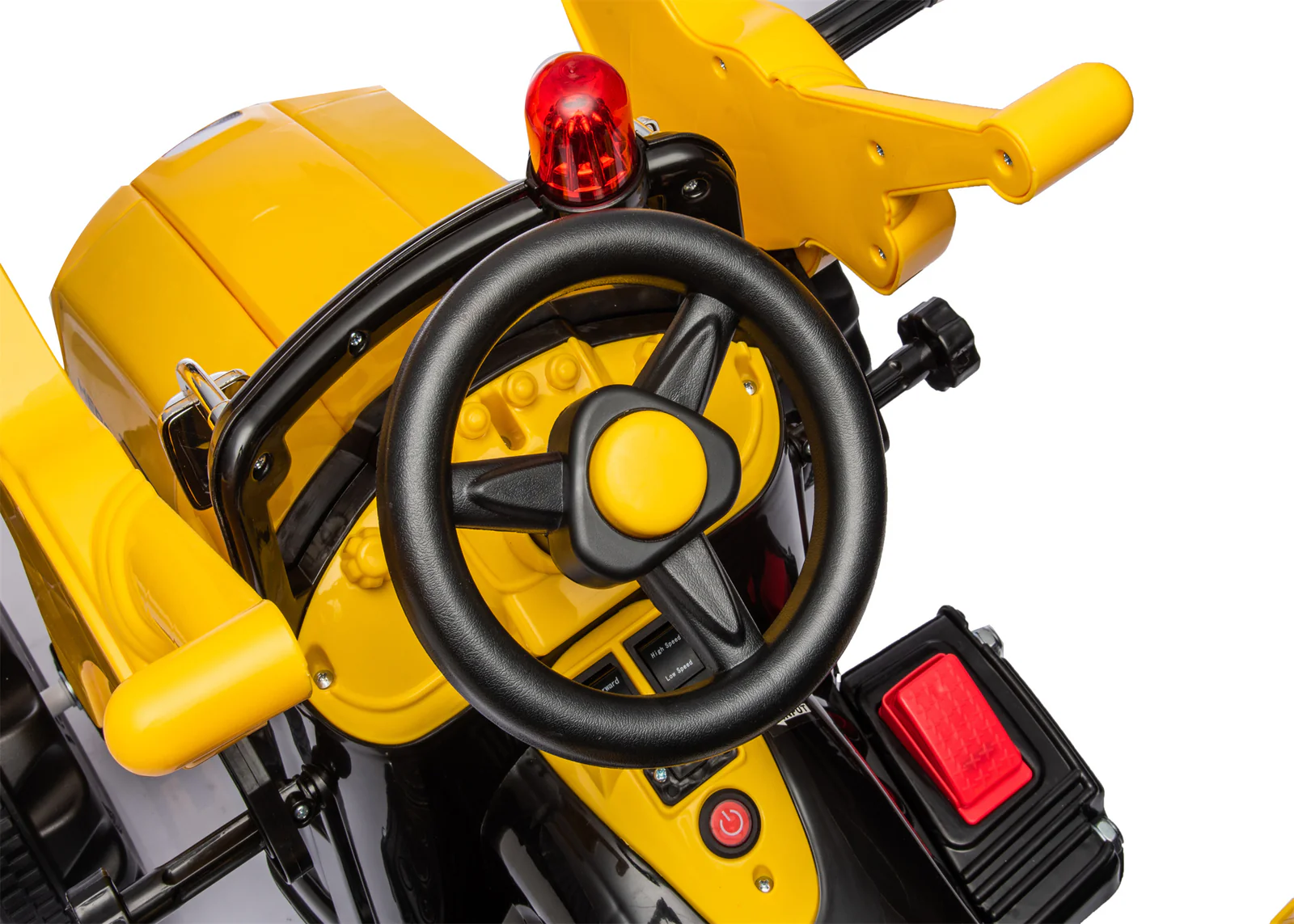 12V Battery-Powered Kids Ride-On Excavator Front Loader Construction Vehicle - Image 13
