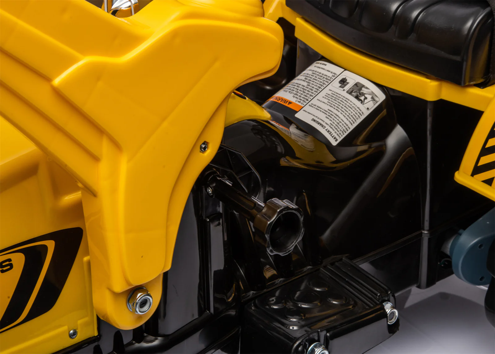 12V Battery-Powered Kids Ride-On Excavator Front Loader Construction Vehicle - Image 15