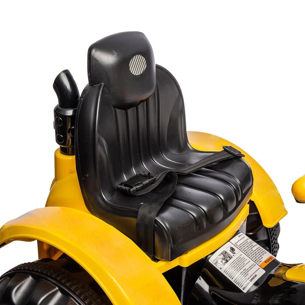 12V Battery-Powered Kids Ride-On Excavator Front Loader Construction Vehicle - Image 16