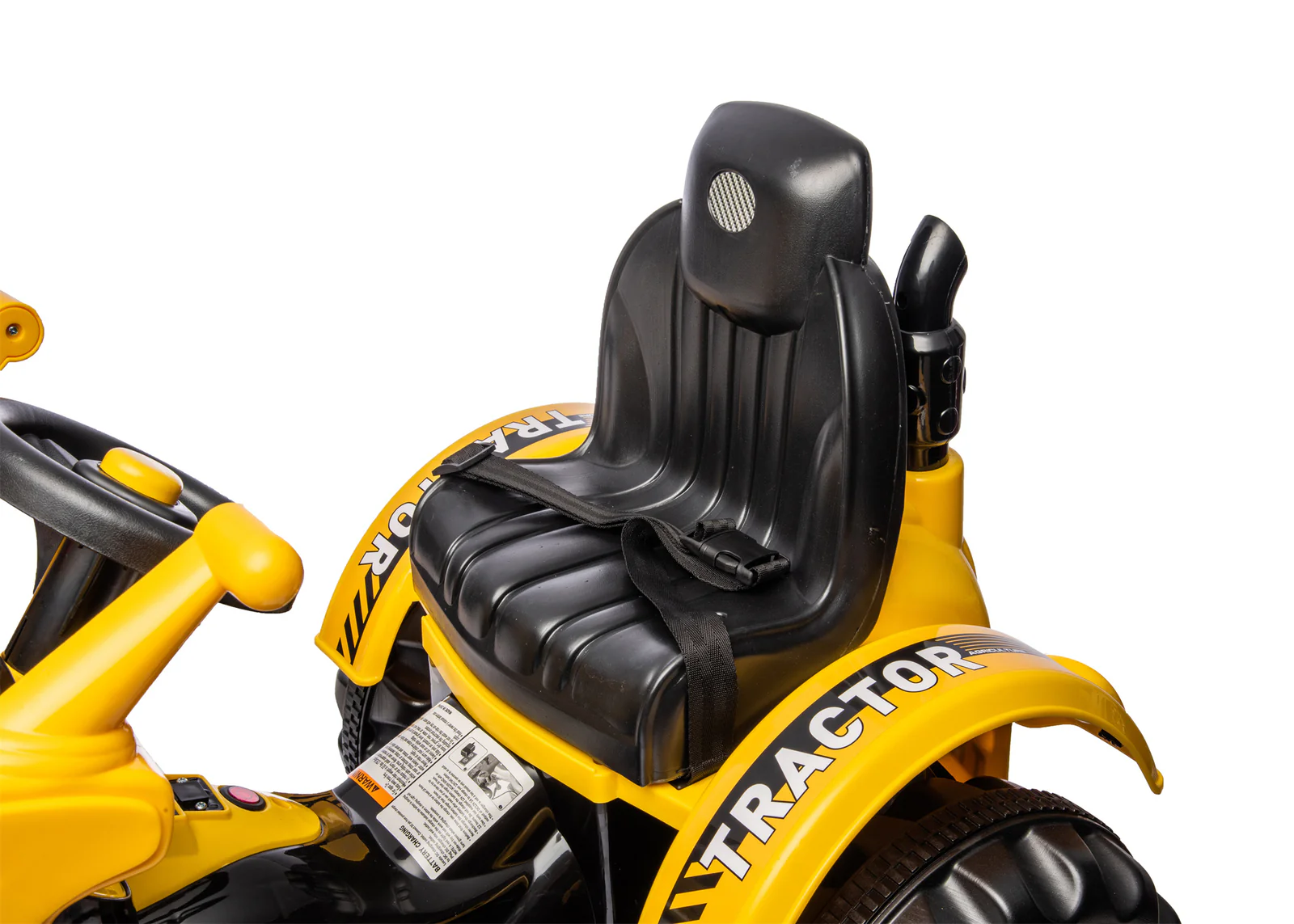 12V Battery-Powered Kids Ride-On Excavator Front Loader Construction Vehicle - Image 17