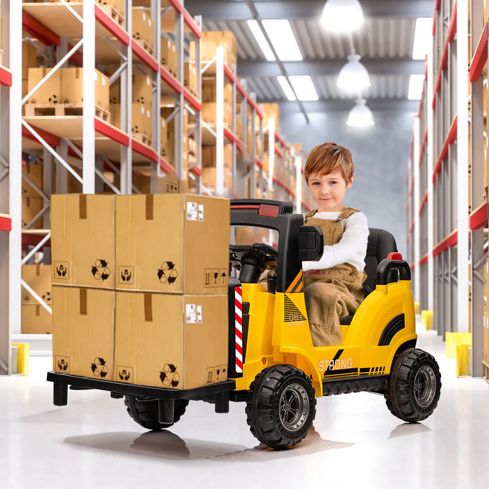 12V Electric Kids Ride-On Forklift Car with Remote Control - Image 21