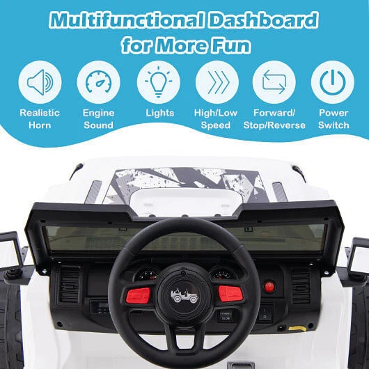 12V Kids Ride-On Jeep Car with 2.4G Remote Control and Music - Image 5
