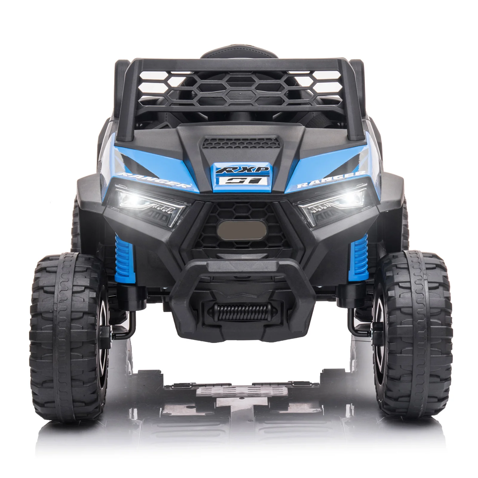 12V Kids Electric Ride-On Mini UTV Car with Front LED Lights and Horn, Single Seater - Image 3