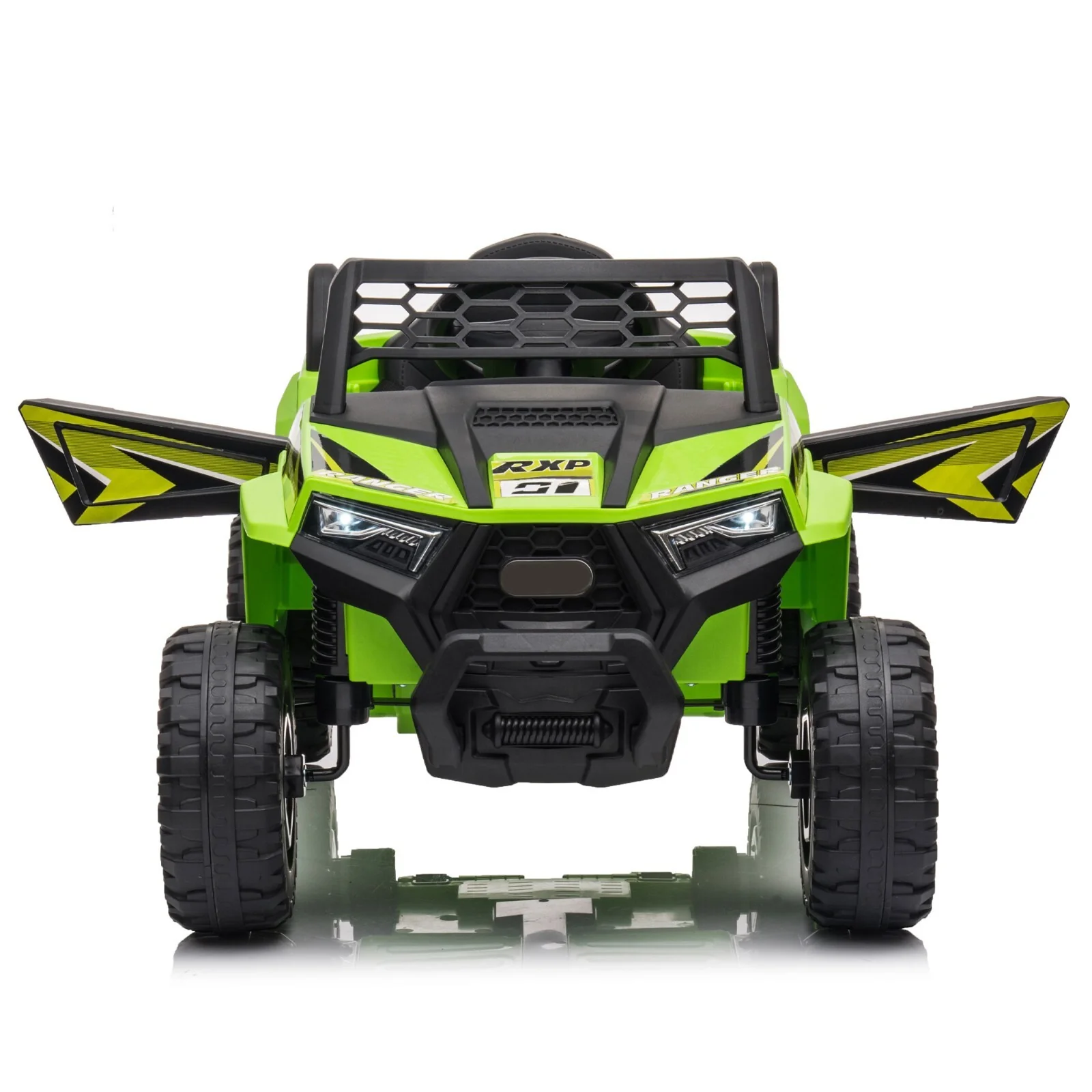 12V Kids Electric Ride-On Mini UTV with Front LED Lights and Horn - Image 5