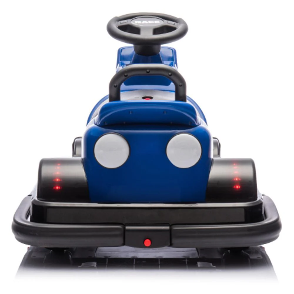 12V Ride-On Motor Bumper Car for Kids Ages 3-5 with Cute Blue Design - Image 6