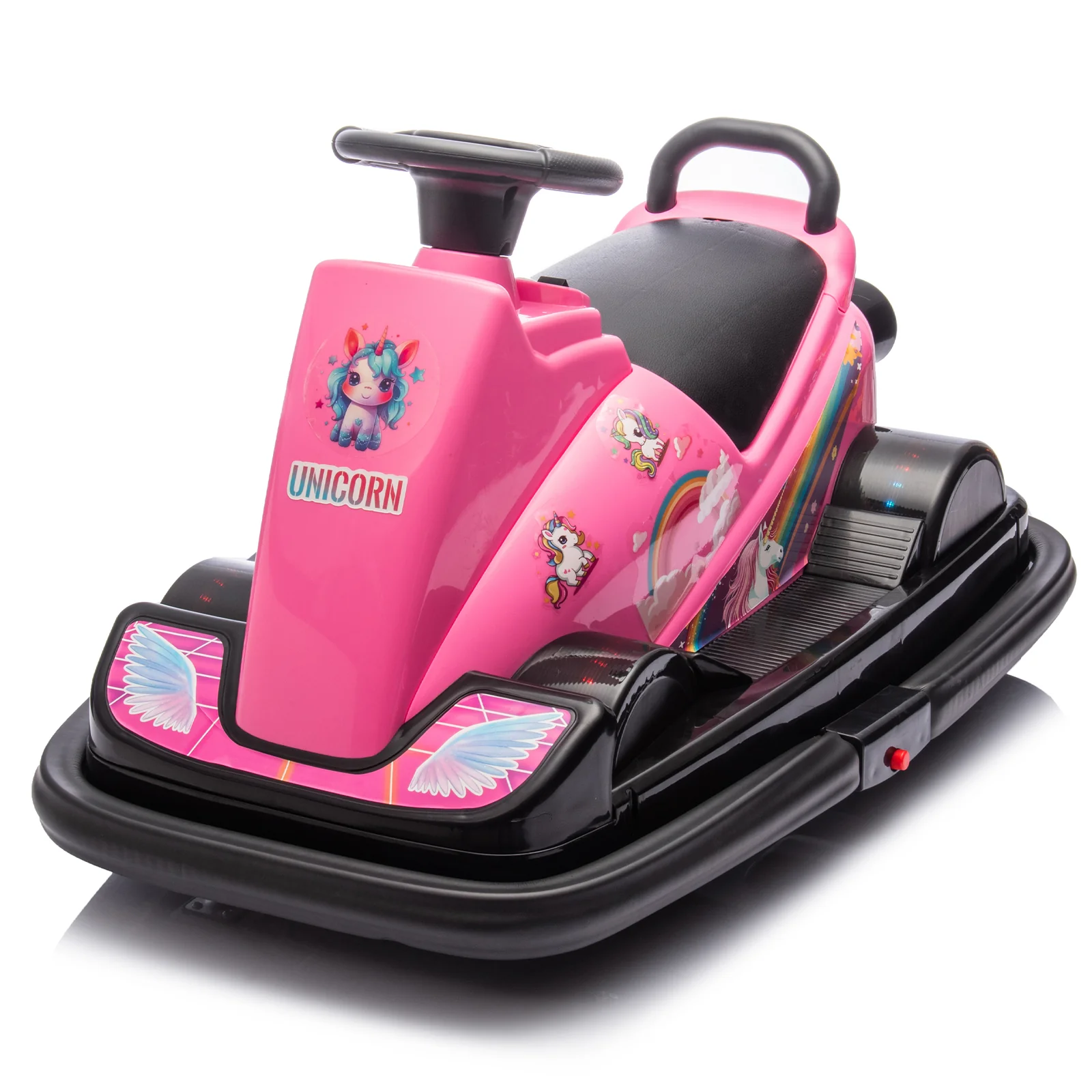 12V Kids Ride-On Motor Bumper Car with 360-Degree Rotation System - Image 25