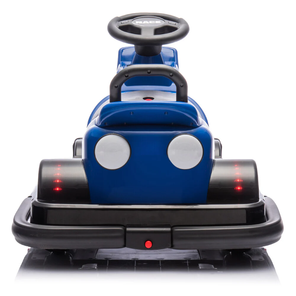 12V Kids Ride-On Motor Bumper Car with 360-Degree Rotation, Four Wheels, and Waterfall Lights - Image 12