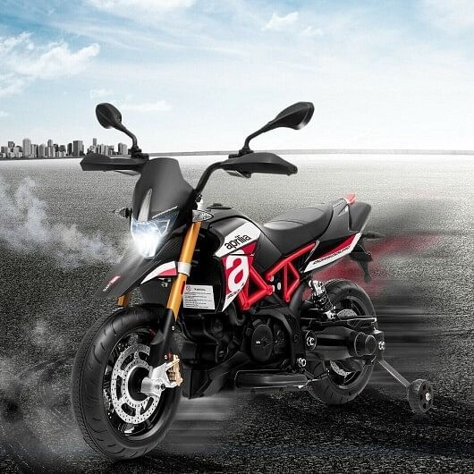 12V Kids Ride-On Licensed Motorcycle with Sounds and Music, Red - Image 2