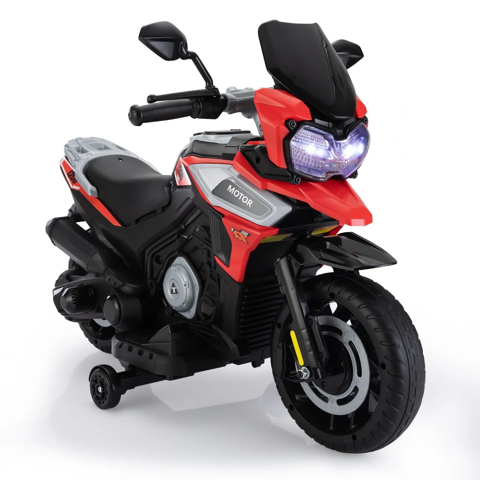 12V Battery-Powered Kids Ride-On Off-Road Motorcycle with Music - Image 16