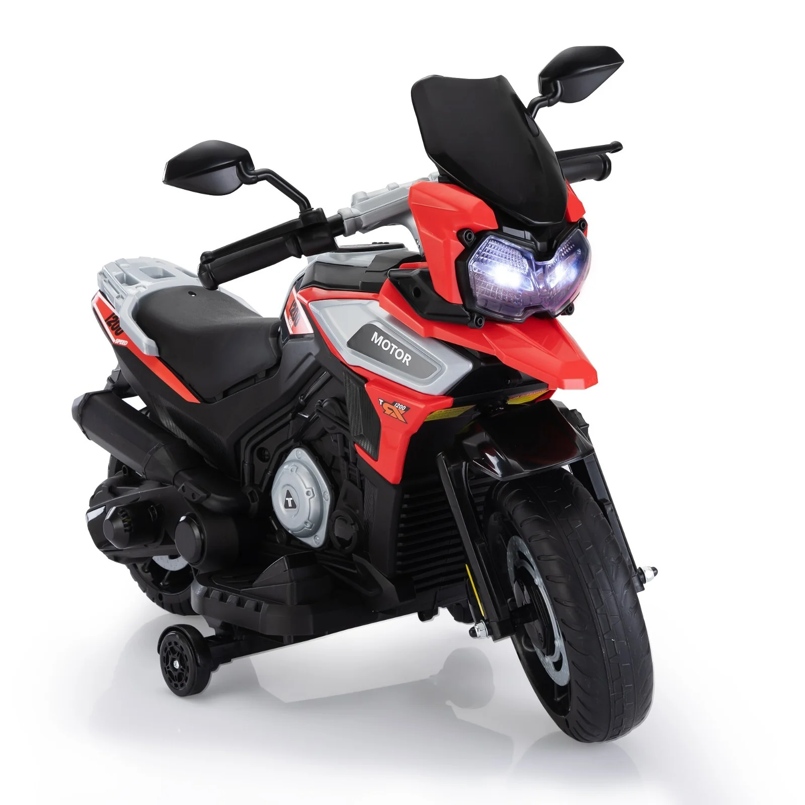 12V Battery-Powered Kids Ride-On Off-Road Motorcycle with Music - Image 25
