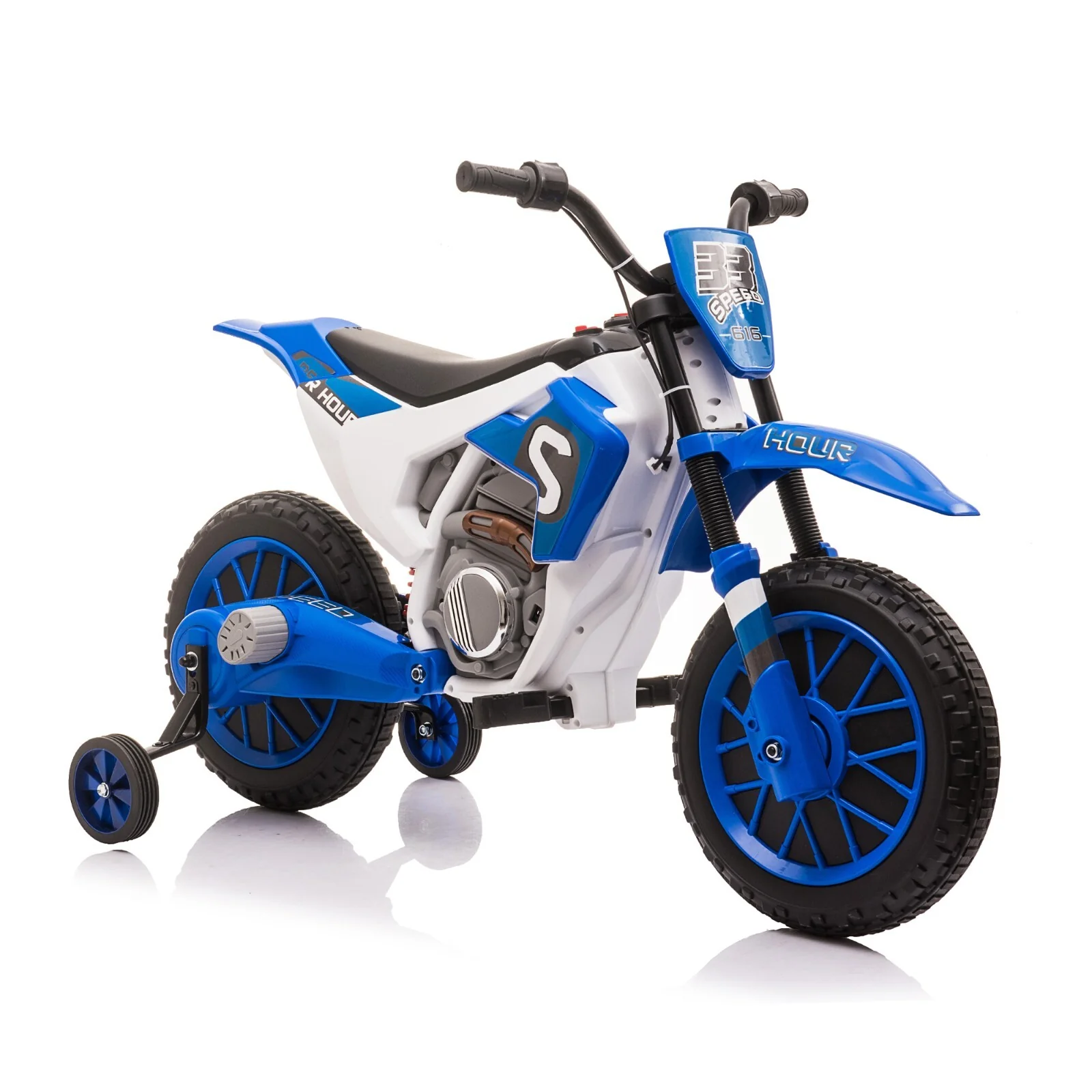 12V Kids Electric Ride-On Motorcycle with Dual 35W Motors and 2 Speeds - Image 2