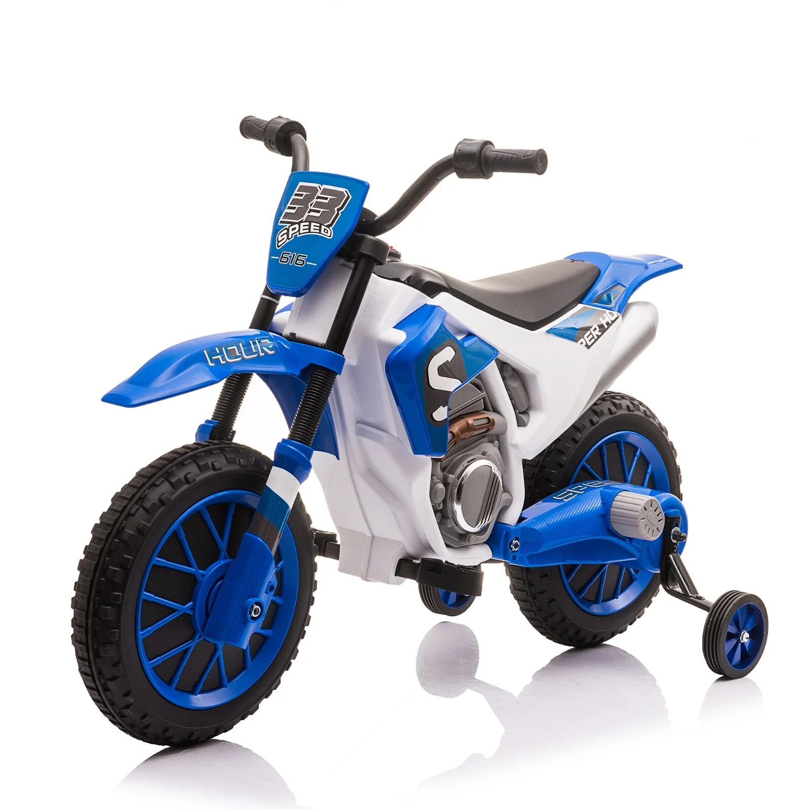 12V Kids Electric Ride-On Motorcycle with Dual 35W Motors and 2 Speeds - Image 4