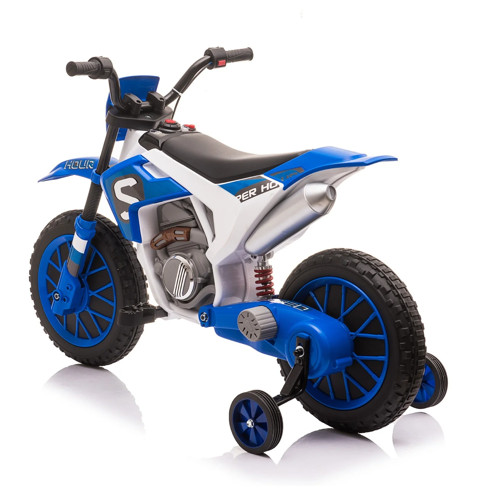 12V Kids Electric Ride-On Motorcycle with Dual 35W Motors and 2 Speeds - Image 6