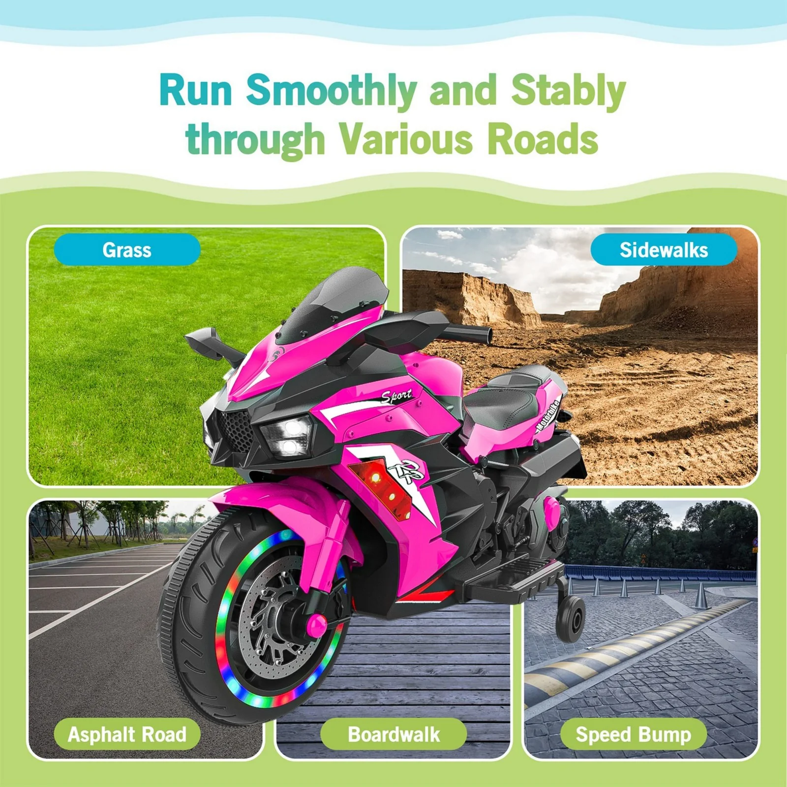 12V Battery-Powered Electric Ride-On Dirt Bike Motorcycle for Kids - Image 17