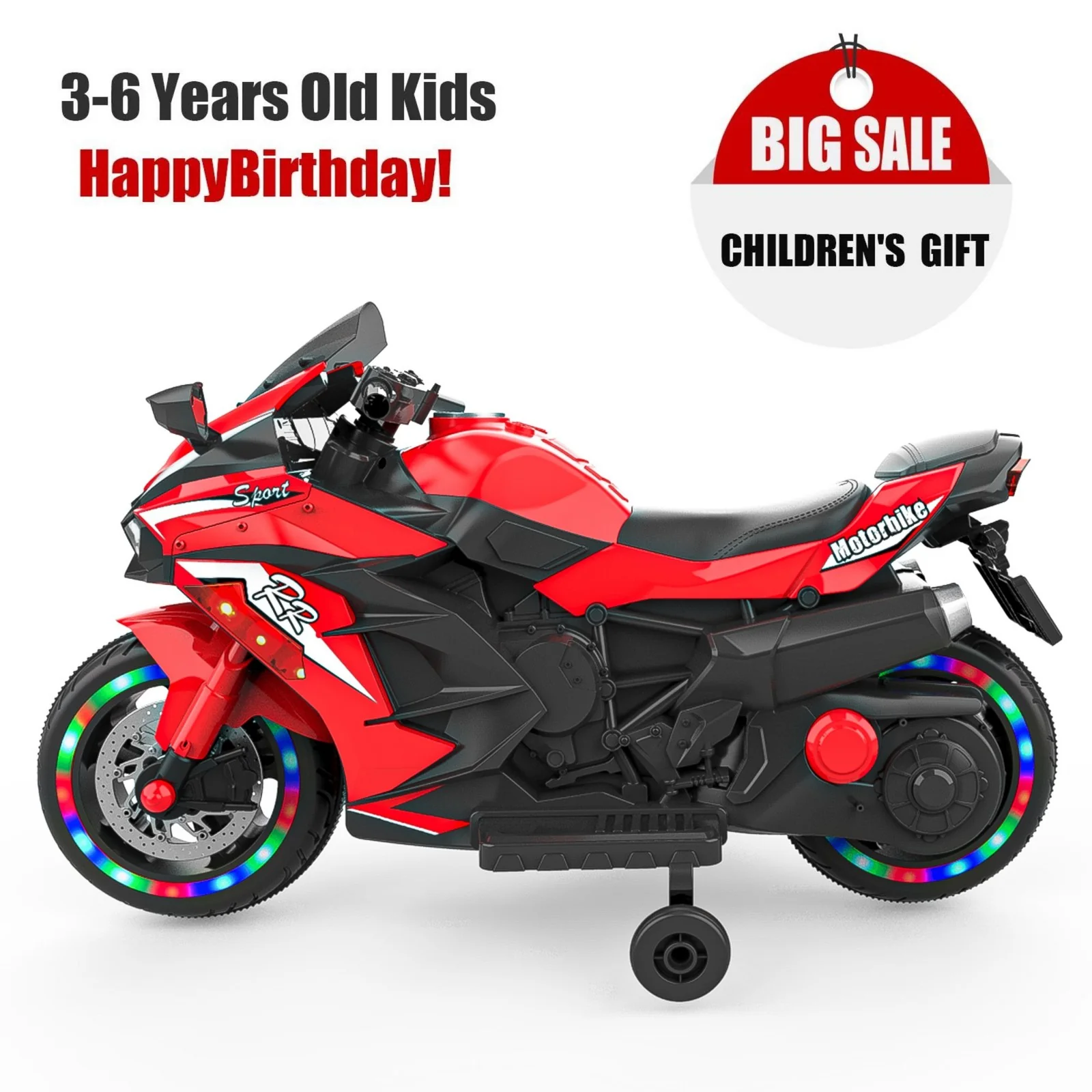 12V Battery-Powered Electric Ride-On Dirt Bike Motorcycle for Kids - Image 23