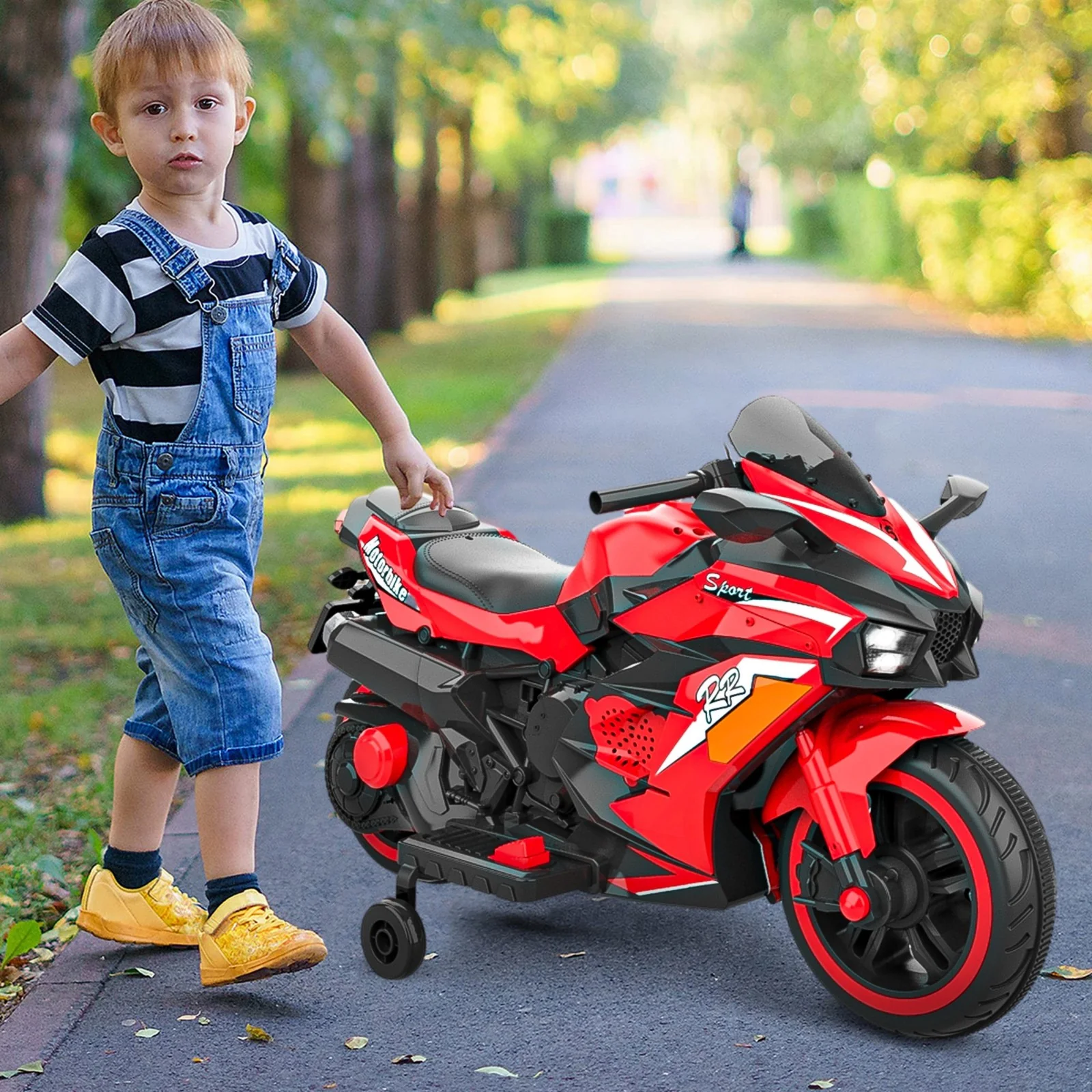12V Battery-Powered Electric Ride-On Dirt Bike Motorcycle for Kids - Image 24