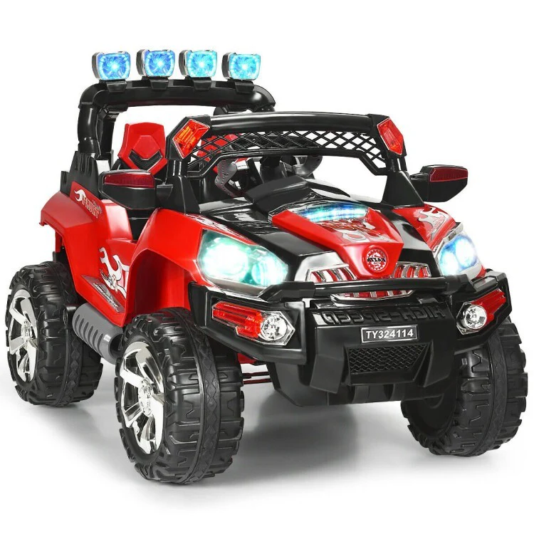 12V Kids Electric Ride-On SUV Car with Remote Control and LED Lights