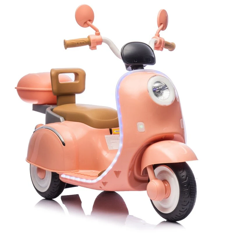 12V Kids Electric Three-Wheel Ride-On Motorcycle with Bluetooth Music for Ages 3-6 Years - Image 13