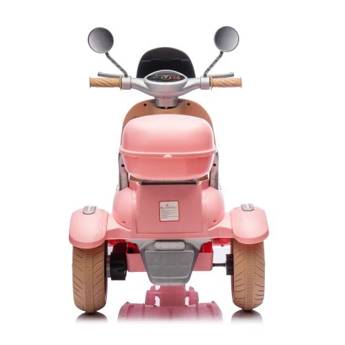 12V Electric Two-Seater Kids Ride-On Three-Wheel Motorcycle with Bluetooth - Image 11