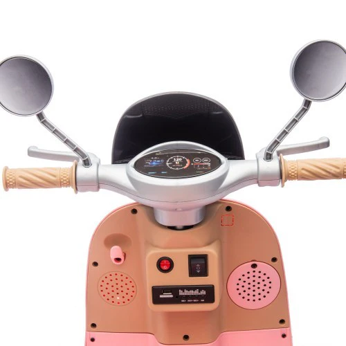 12V Electric Two-Seater Kids Ride-On Three-Wheel Motorcycle with Bluetooth - Image 13