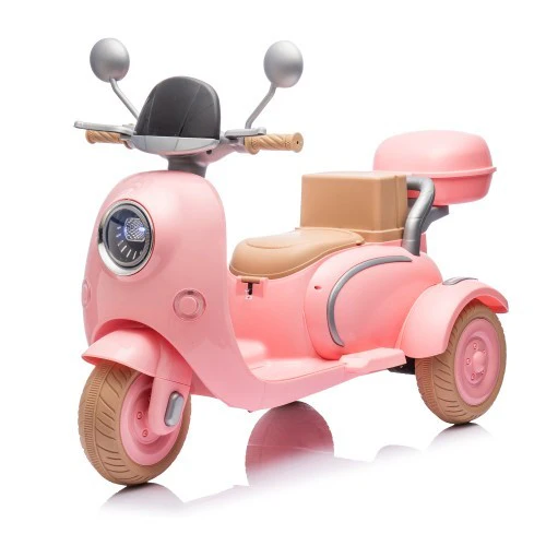 12V Electric Two-Seater Kids Ride-On Three-Wheel Motorcycle with Bluetooth - Image 4