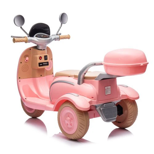 12V Electric Two-Seater Kids Ride-On Three-Wheel Motorcycle with Bluetooth - Image 5