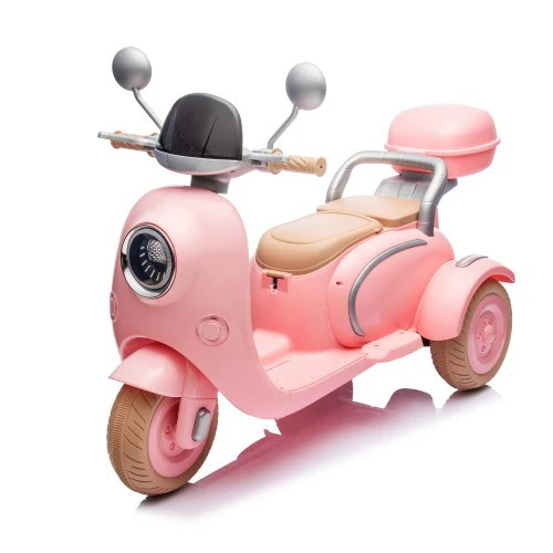 12V Electric Two-Seater Kids Ride-On Three-Wheel Motorcycle with Bluetooth - Image 6