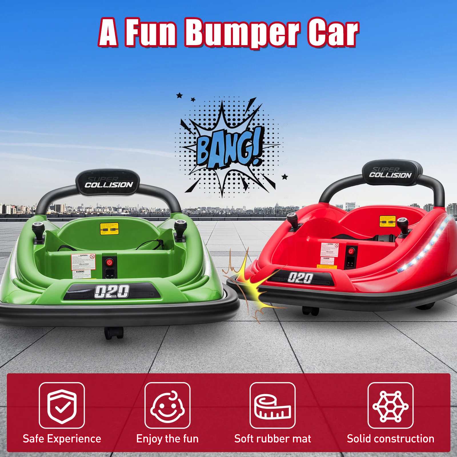 12V Electric Kids Ride-On Toy Car with Remote Control for Ages 3+ - Image 16