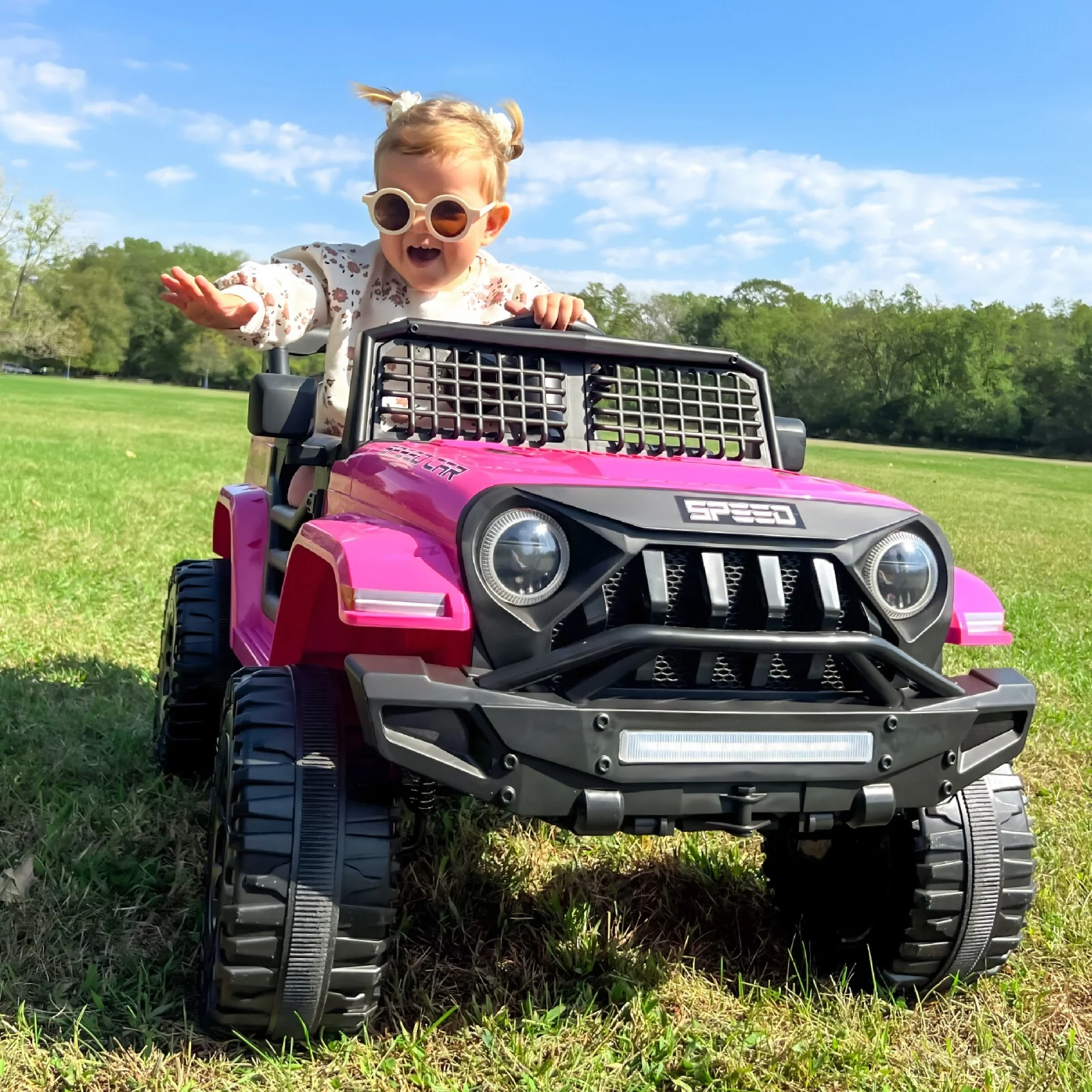 12V Electric Kids Ride-On Jeep with Battery-Powered Wheels, Remote Control, and LED Lights - Image 6