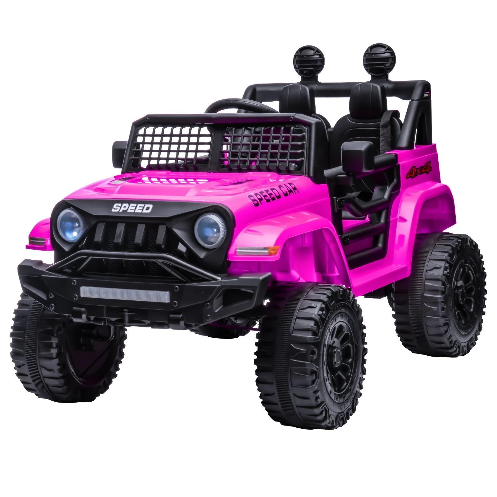 12V Electric Kids Ride-On Jeep with Battery-Powered Wheels, Remote Control, and LED Lights - Image 9